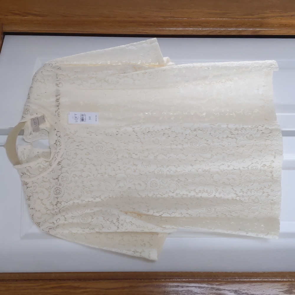 Loft lace top